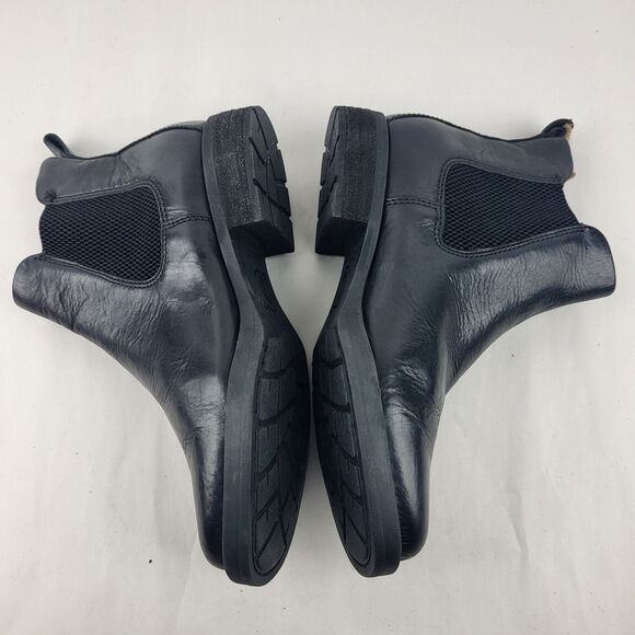 Born Brenta II Boot Black Leather Pull On Chelsea Comfort Boots - Picture 10 of 15
